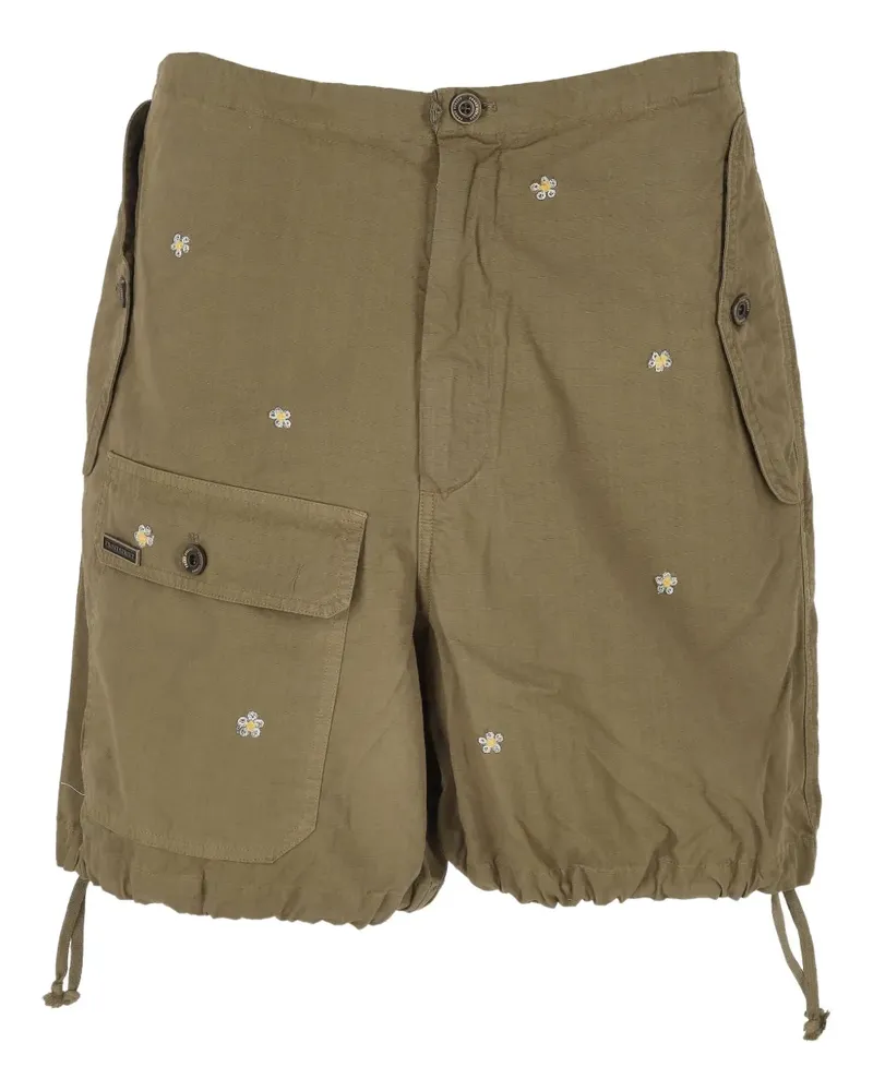 Front Street 8 Cargo-Shorts mit Stickerei - Grün Grün