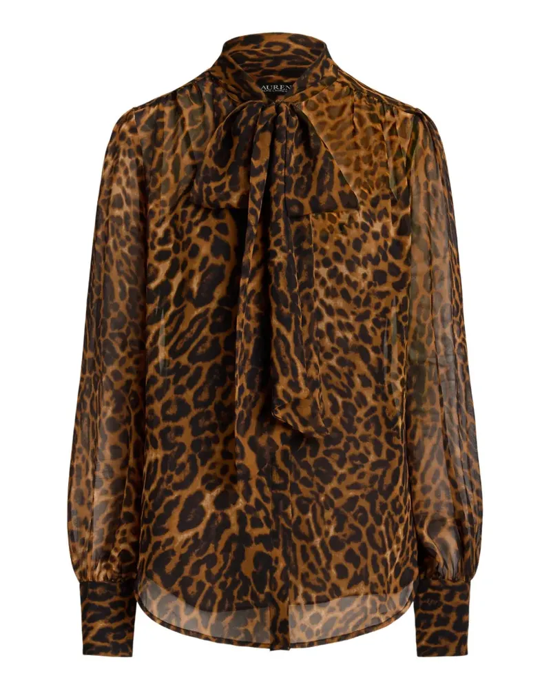 Ralph Lauren Bluse mit Leopardenmuster - Braun Braun