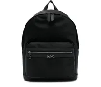 Rucksack mit Logo-Schild - Schwarz