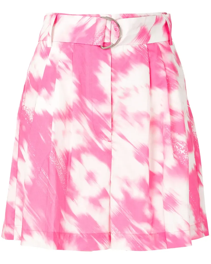 MSGM Shorts mit Print - Rosa Rosa