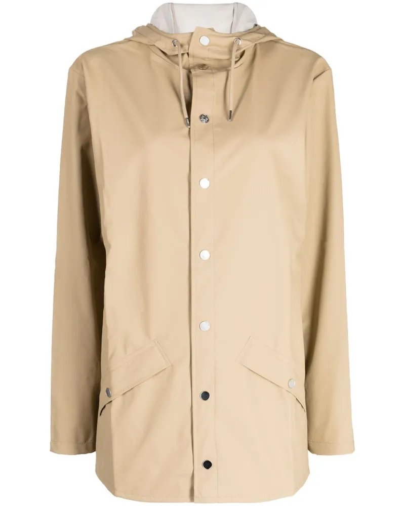 RAINS Leichte Regenjacke - Braun Braun