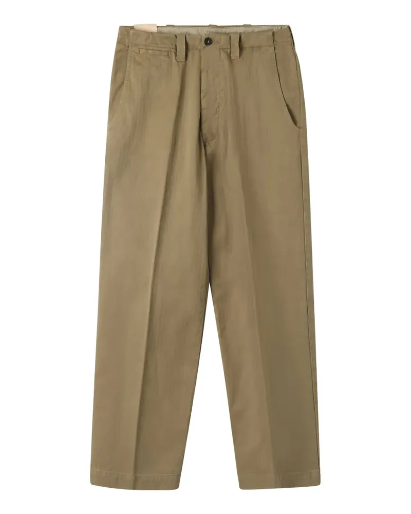 Fortela Thomas button-cuff chino trousers - Nude Nude