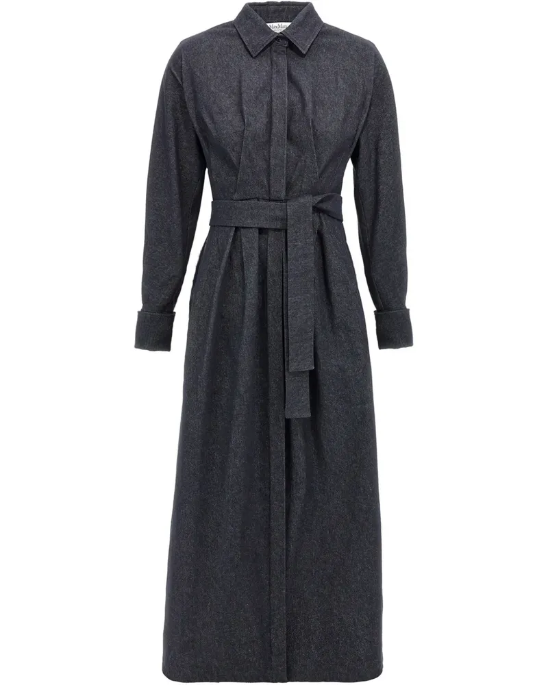 Max Mara Aller Midikleid - Blau Blau
