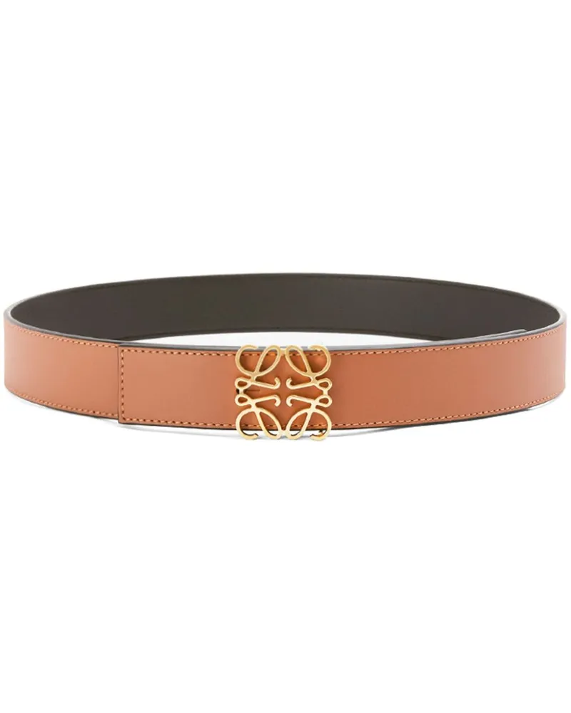 Loewe Wendbarer Anagram Gürtel - Braun Braun