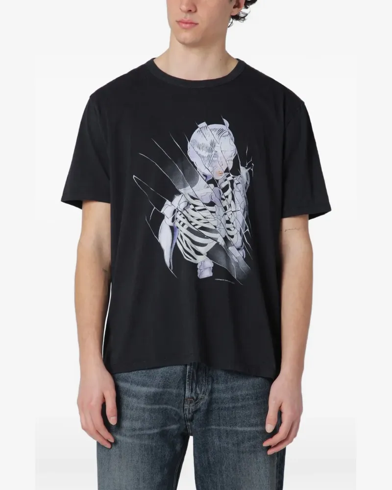 Our Legacy New Box T-Shirt - Schwarz Schwarz