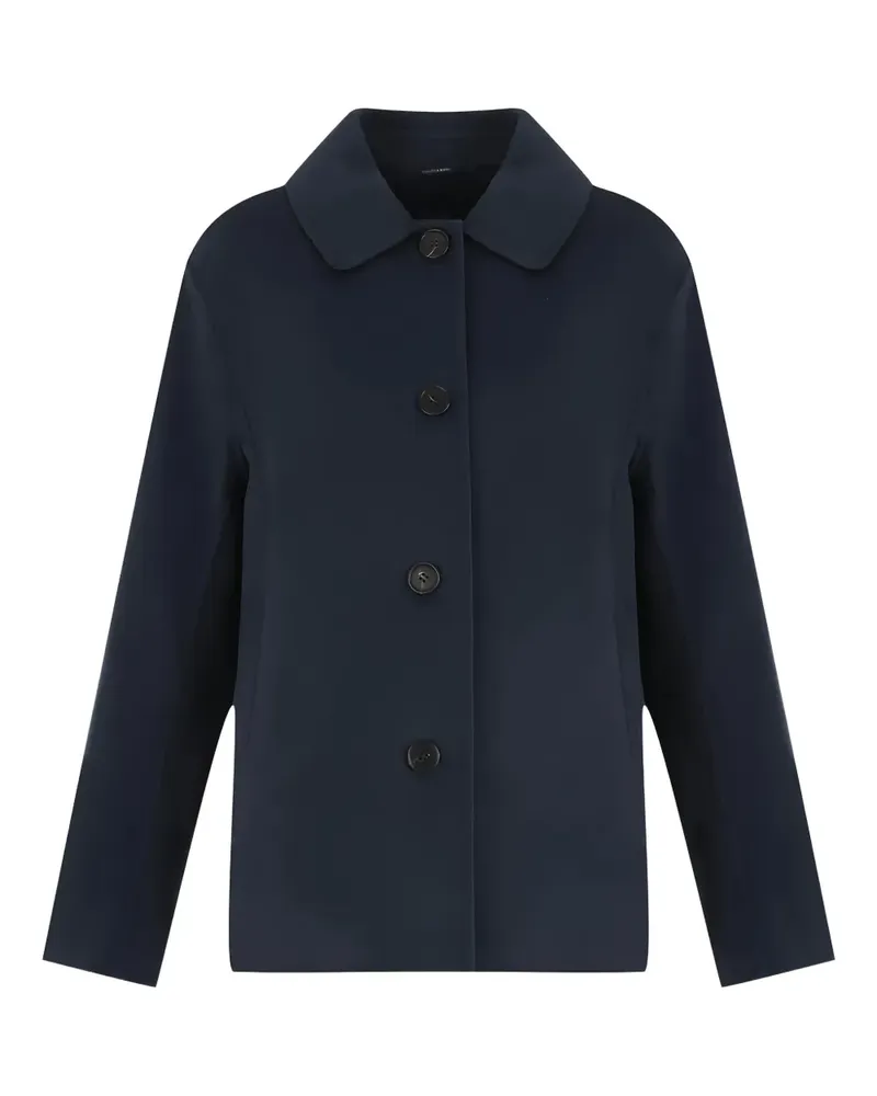 Max Mara Jacke mit Knopfverschluss - Blau Blau
