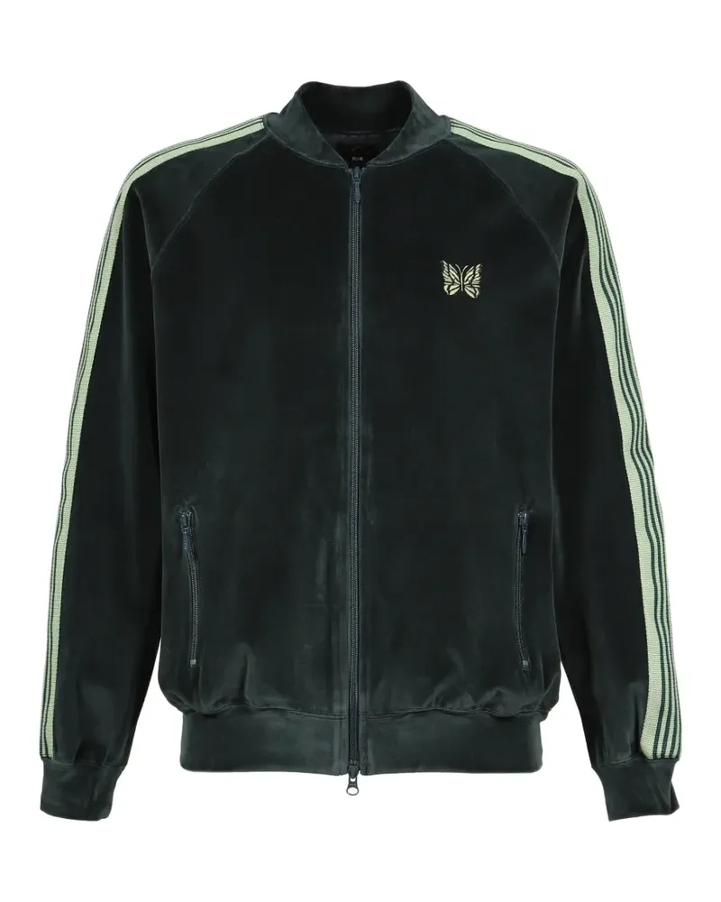 NEEDLES Sportjacke mit geripptem Kragen - Grün Grün
