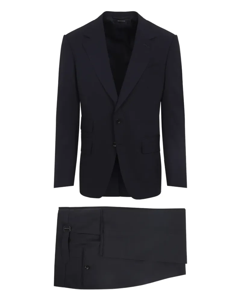Tom Ford button wool suit - Blau Blau
