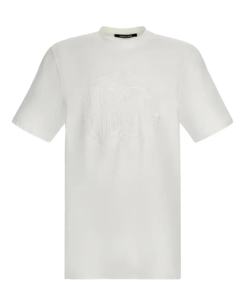 Roberto Cavalli T-Shirt mit Logo - Weiß Weiß