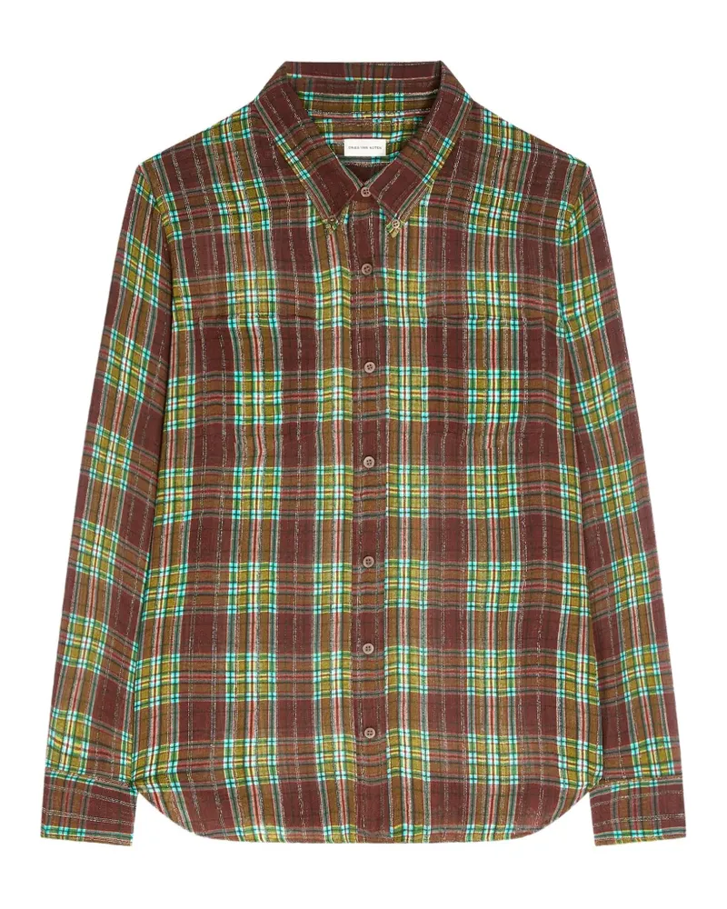 Dries van Noten Hemd mit lockerem Schnitt - Rot Rot