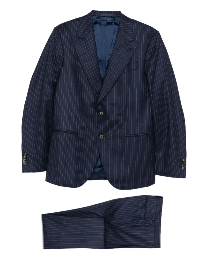 Caruso pinstripe suit - Blau Blau