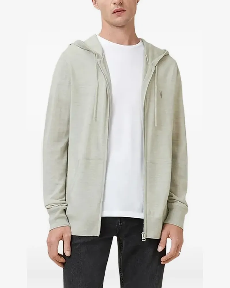 AllSaints Kapuzenjacke mit Reißverschluss - Nude Nude