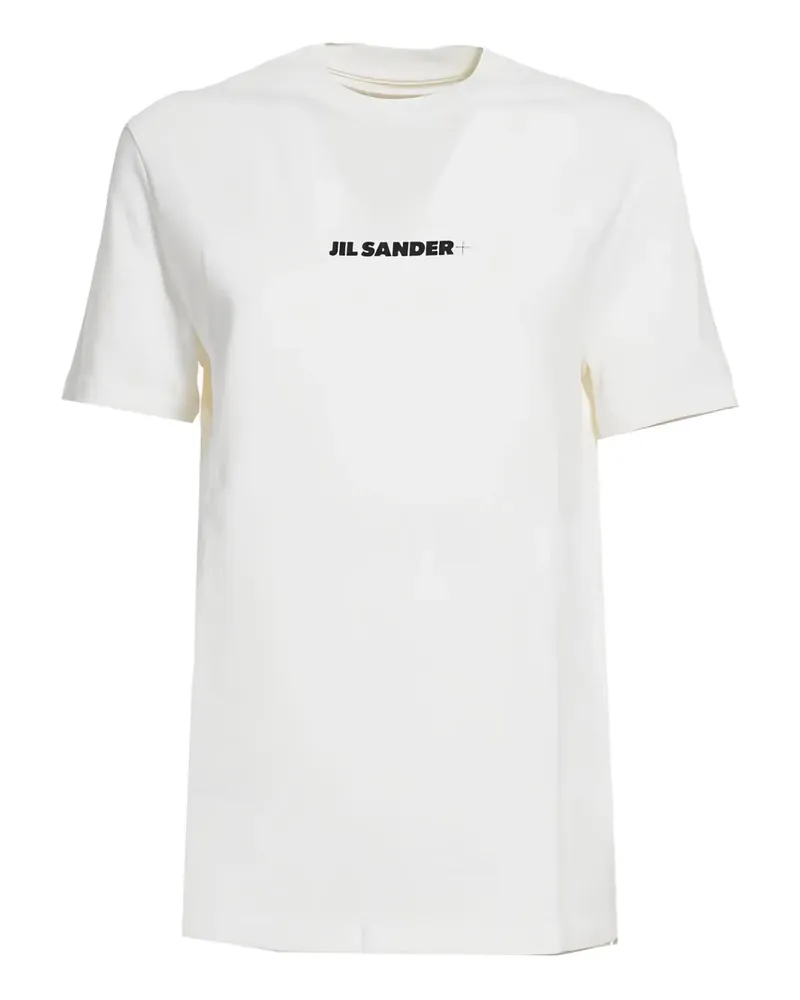 Jil Sander T-Shirt mit rundem Ausschnitt - Weiß Weiß