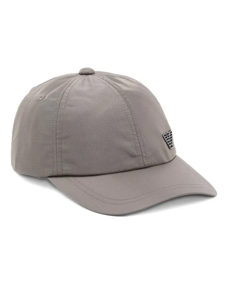 Emporio Armani logo adjustable strap baseball cap - Grau Grau