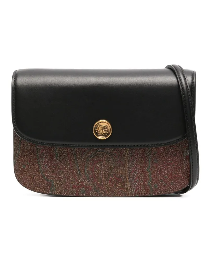Etro Kleine Essential Umhängetasche - Schwarz Schwarz