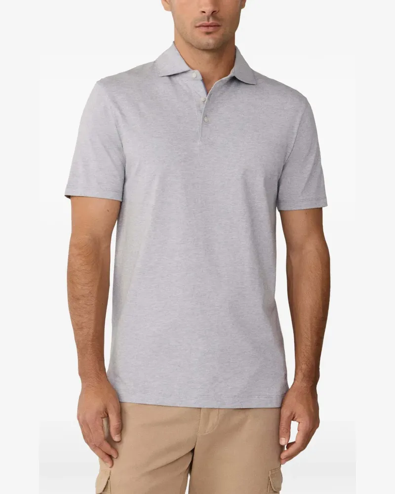 Hackett Poloshirt mit kurzen Ärmeln - Grau Grau