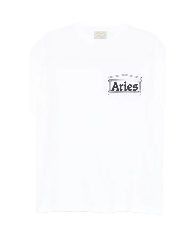 Aries Temple T-Shirt - Weiß Weiß