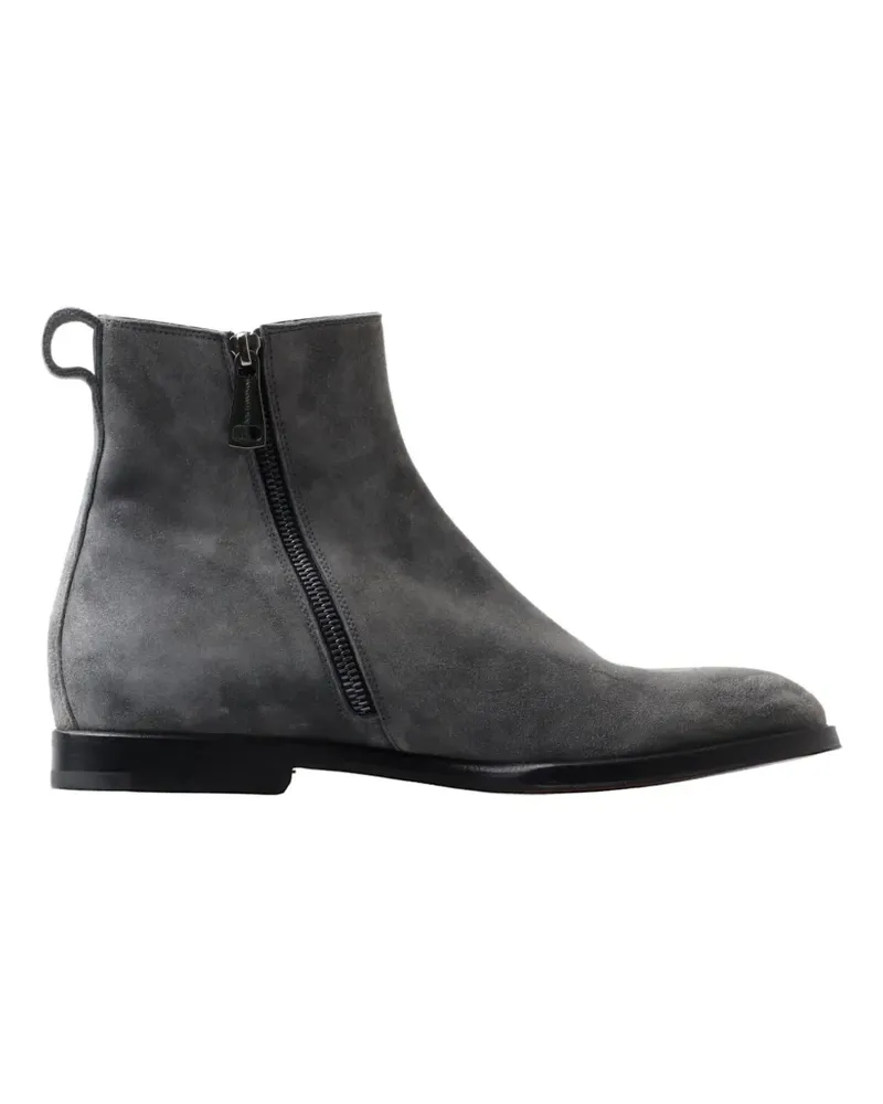 Dolce & Gabbana Stiefeletten aus Wildleder - Grau Grau