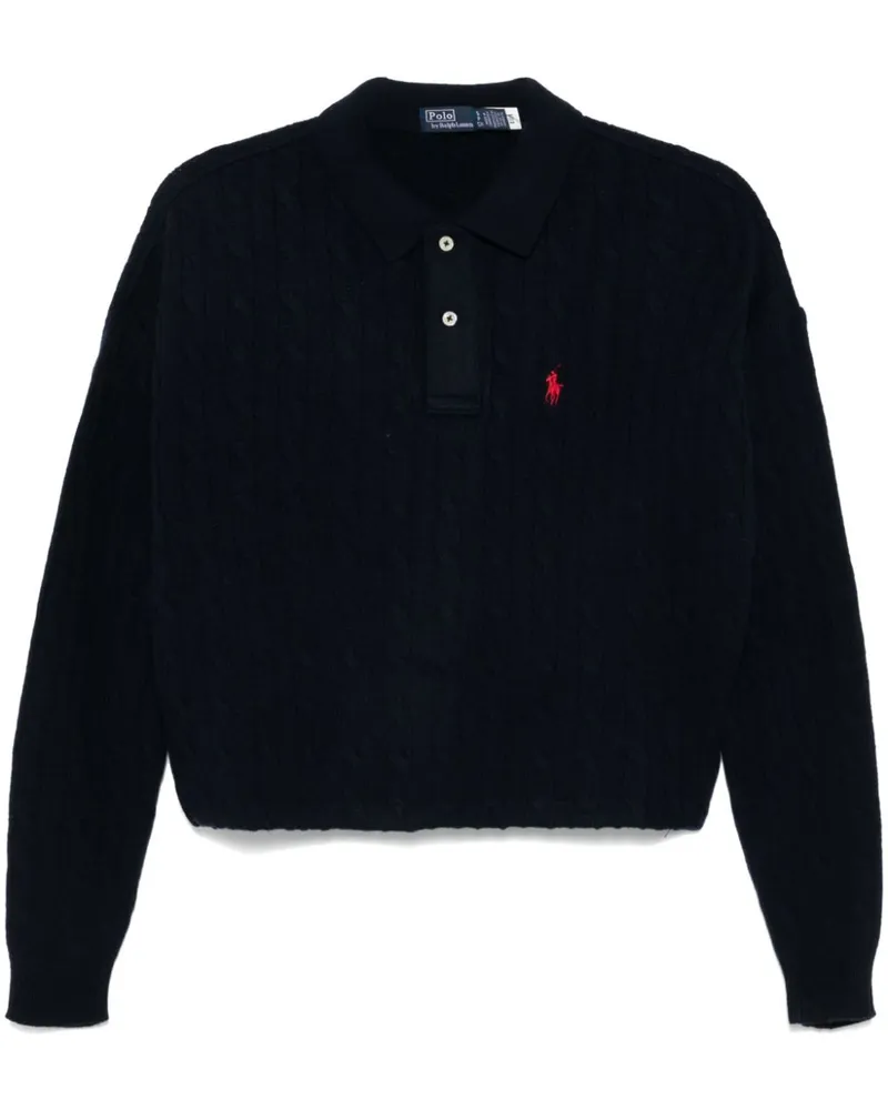 Ralph Lauren Poloshirt mit Polo Pony-Stickerei - Blau Blau