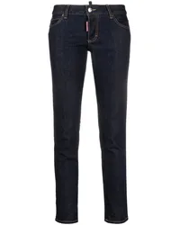 Dsquared2 Kurz geschnittene Slim-Fit-Jeans Blau