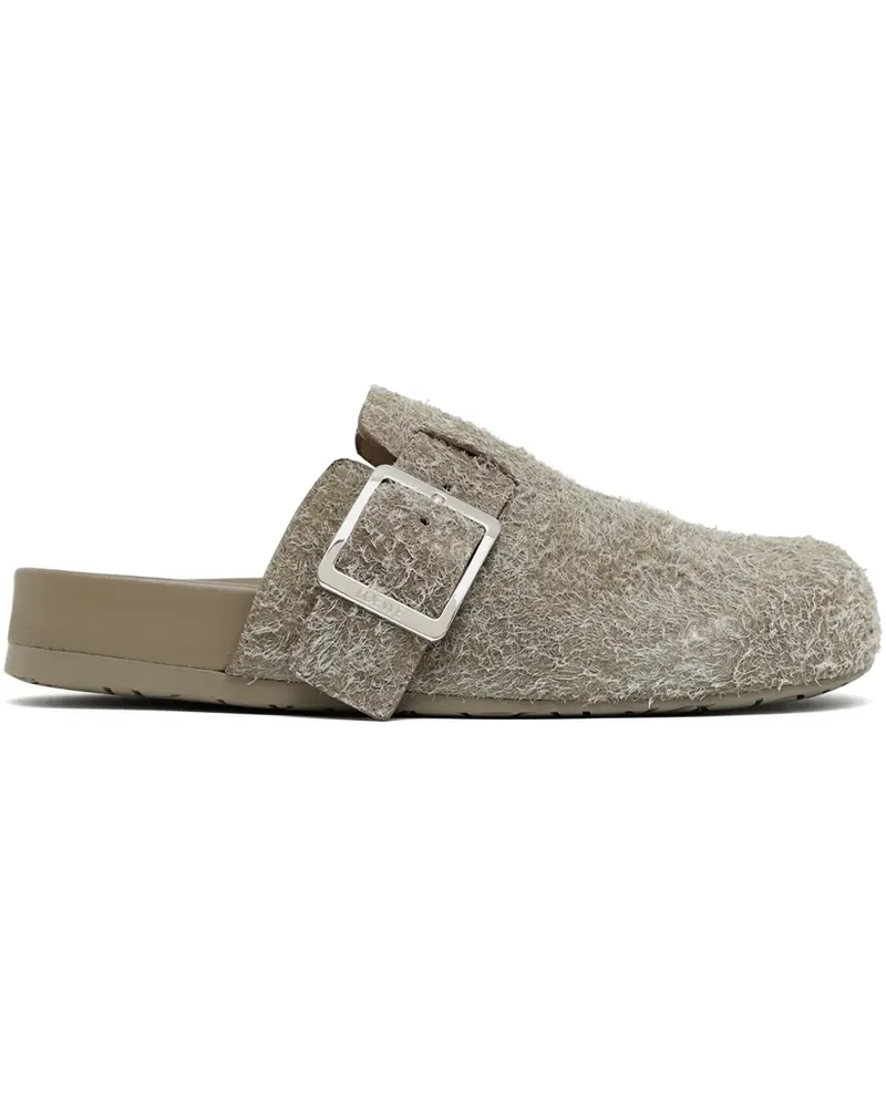 Loewe Ease Mules mit Schnalle - Grün Grün