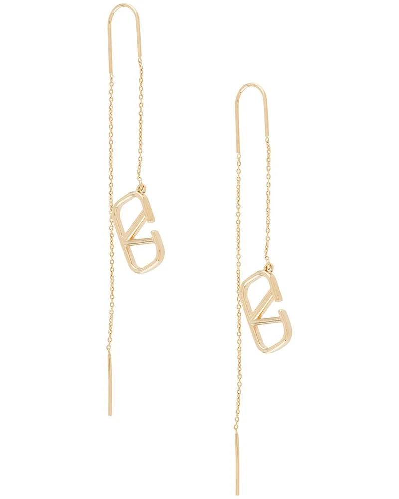Valentino Garavani Ohrringe mit VLOGO Gold