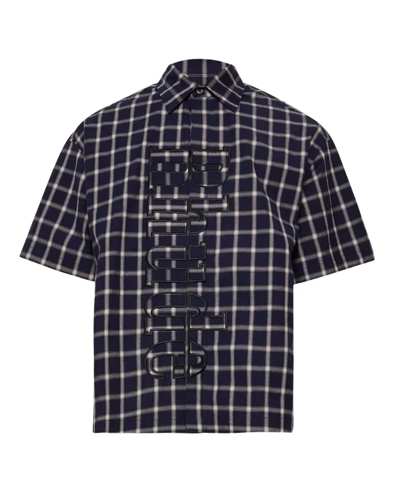 RHUDE Hemd mit Karomuster - Blau Blau