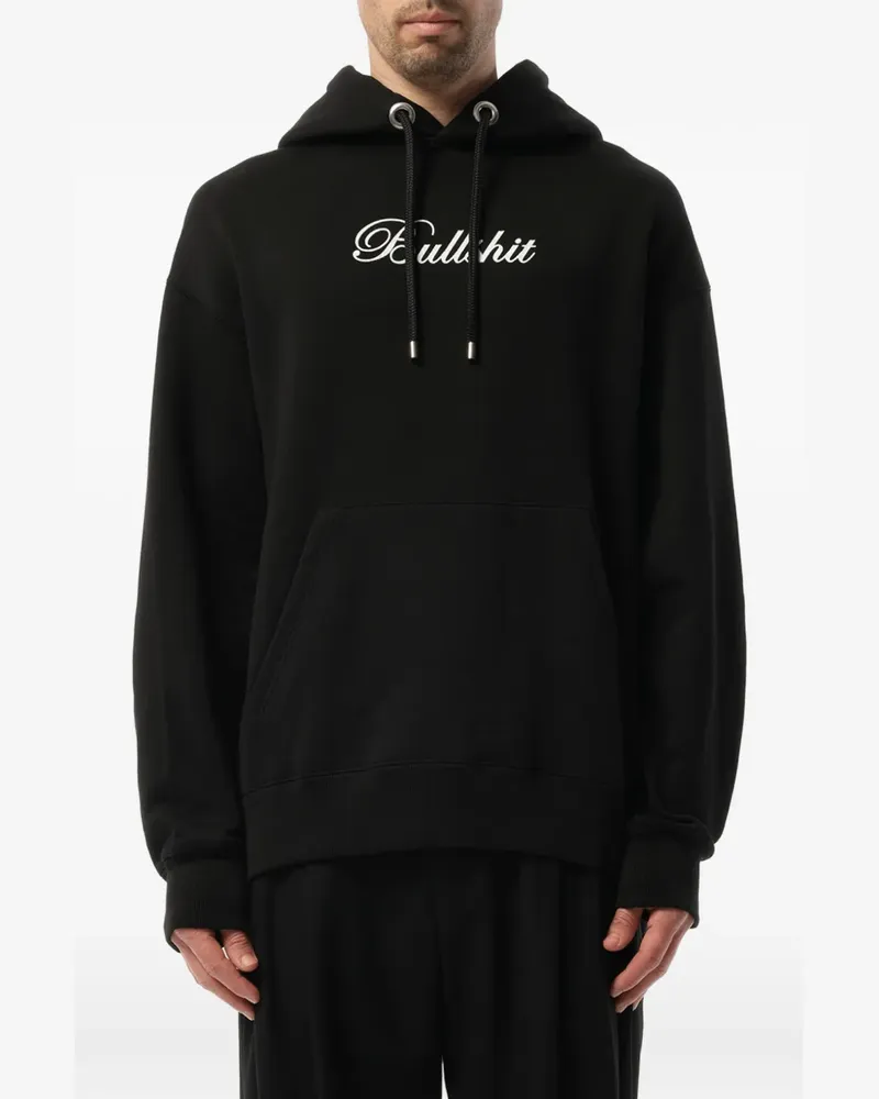 Mastermind Japan skull-print drawstring hoodie - Schwarz Schwarz