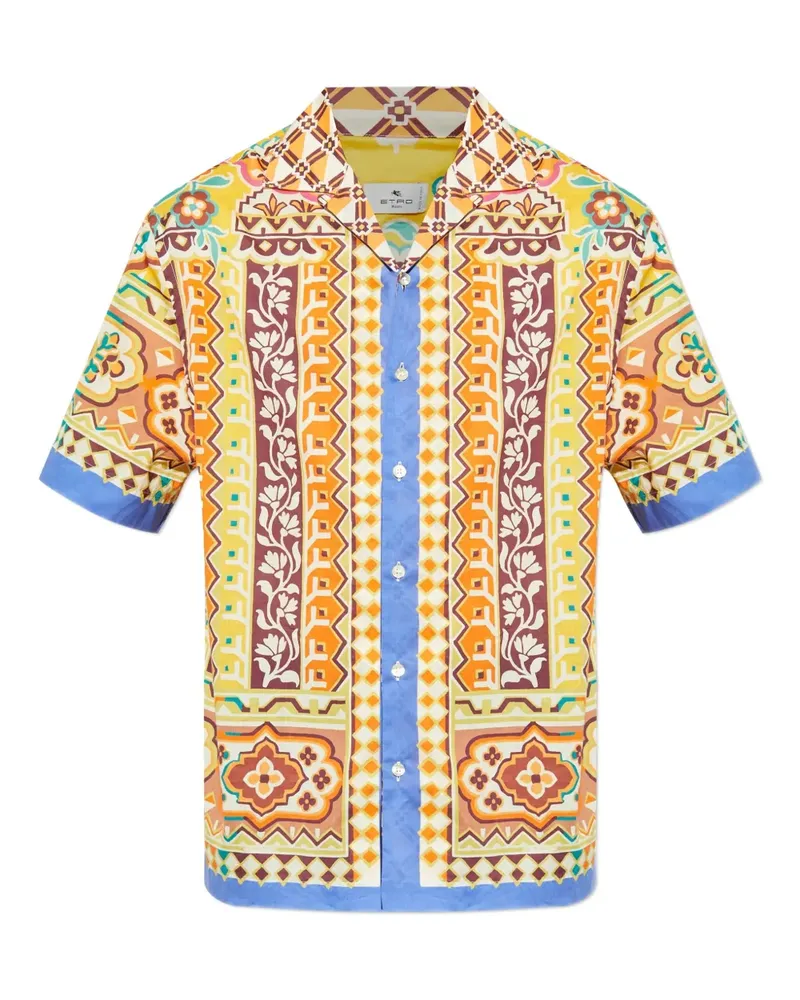 Etro Geometrisch gemustertes Hemd - Mehrfarbig Mehrfarbig