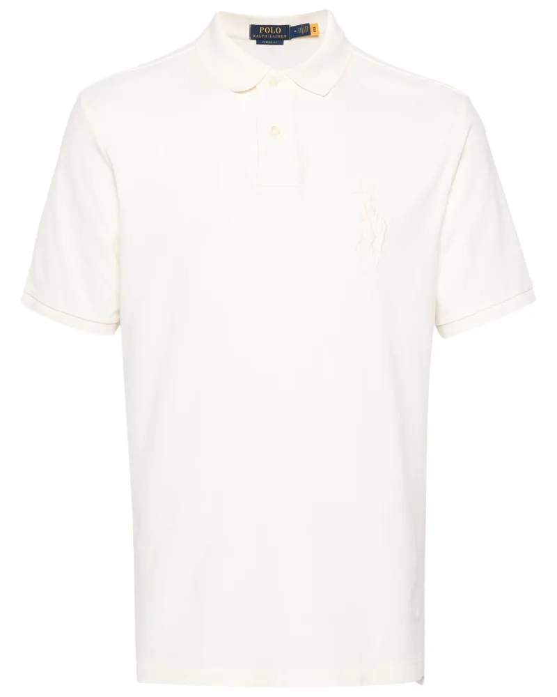 Ralph Lauren Poloshirt mit Polo Pony-Stickerei - Nude Nude