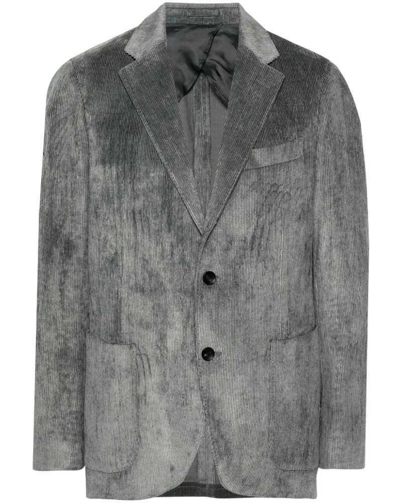 LARDINI Sakko aus Cord - Grau Grau