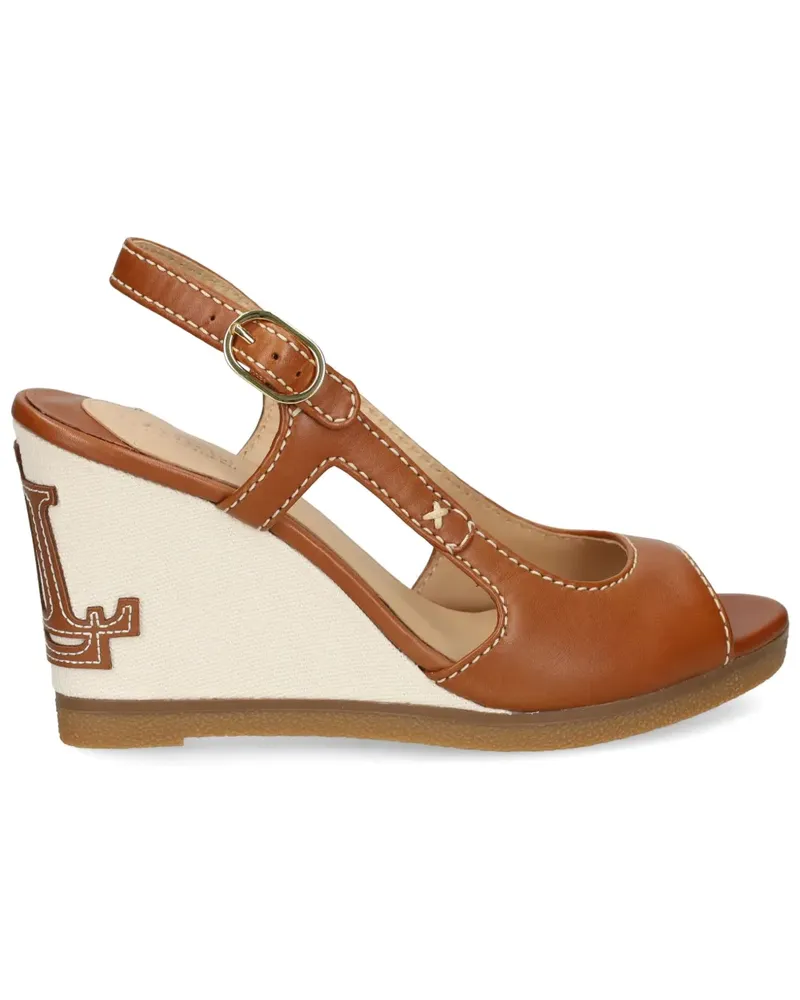Ralph Lauren Sandalen mit Logo-Prägung 80mm - Braun Braun