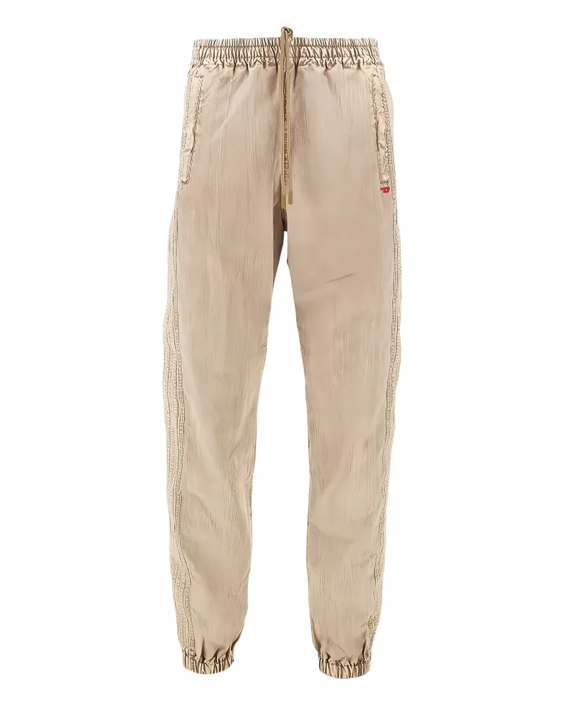 Diesel drawstring side stripe trousers - Nude Nude