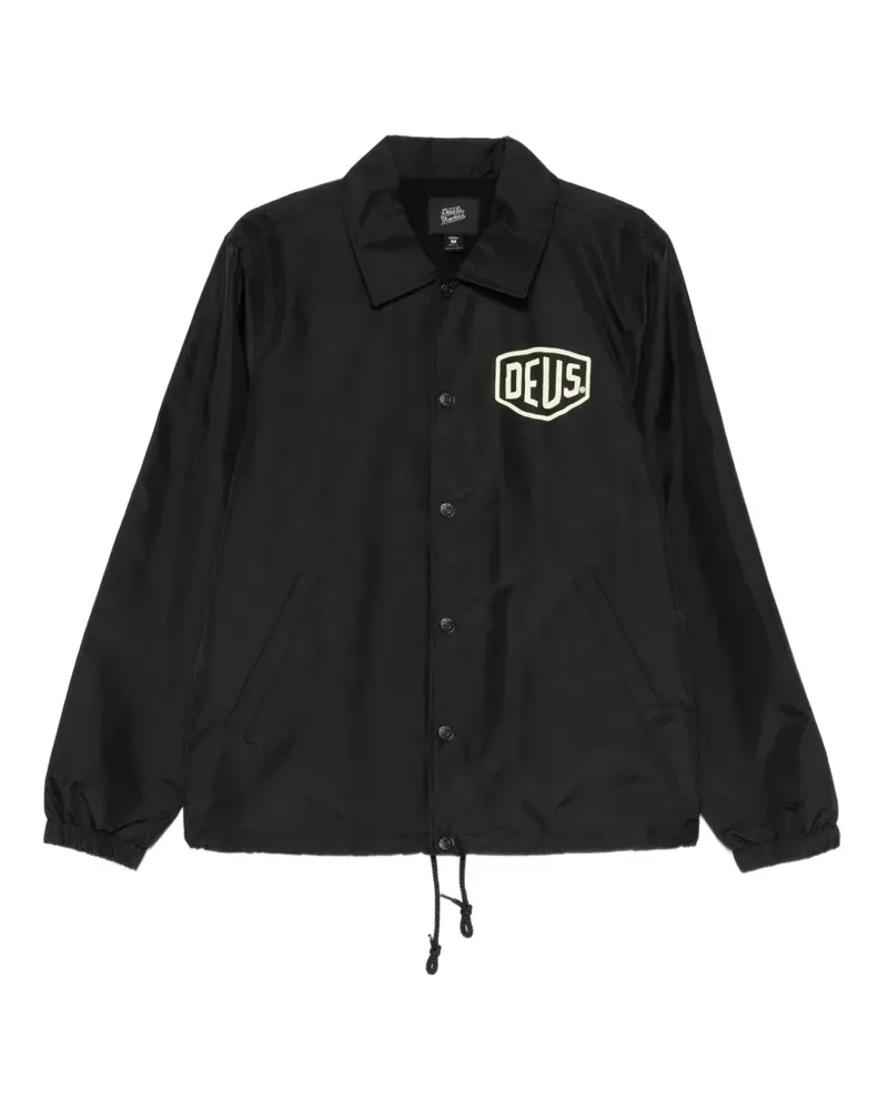 Deus Ex Machina Jacke mit Kordelzug - Schwarz Schwarz