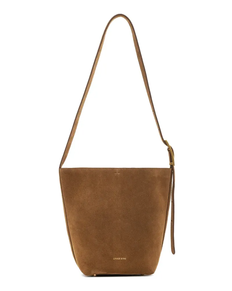 Anine Bing Mittelgroße Elly Beuteltasche - Braun Braun