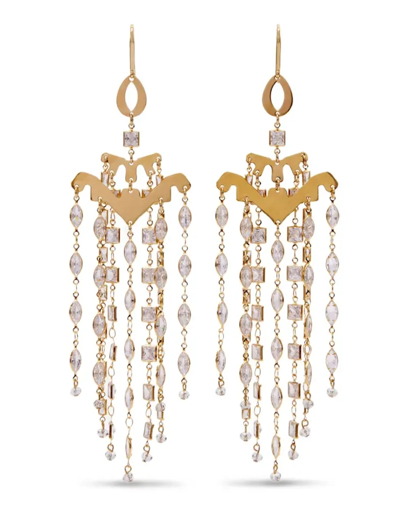 Isabel Marant Meline Ohrringe mit Fransen - Gold Gold