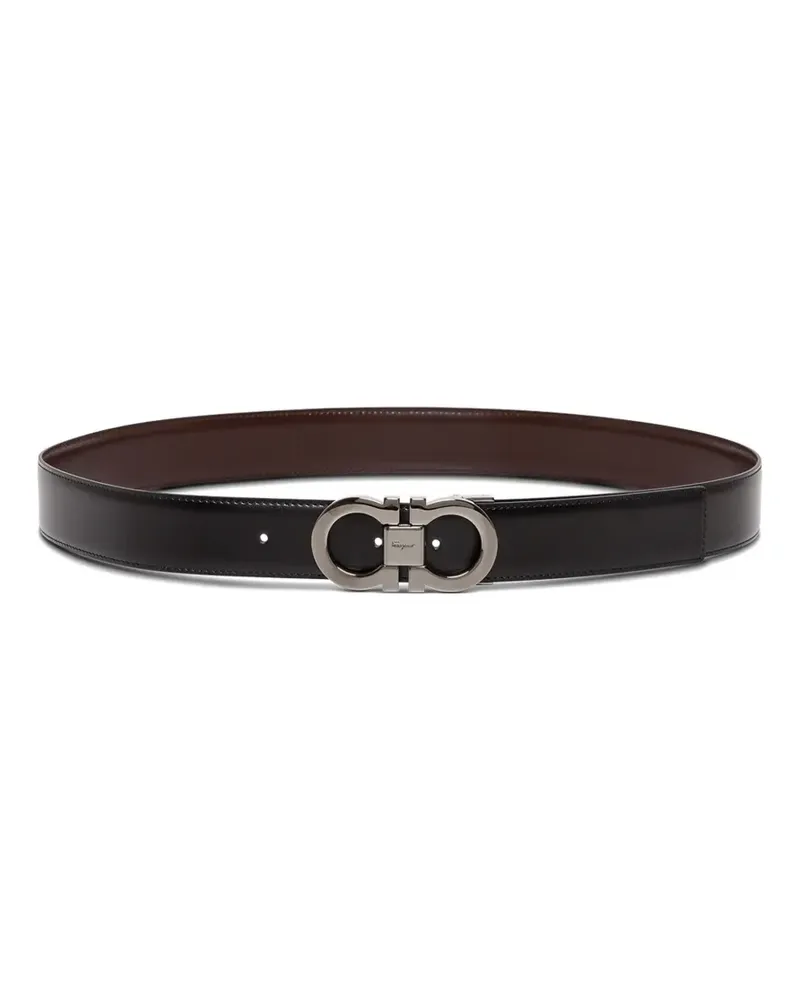 Ferragamo Gancini reversible belt - Braun Braun