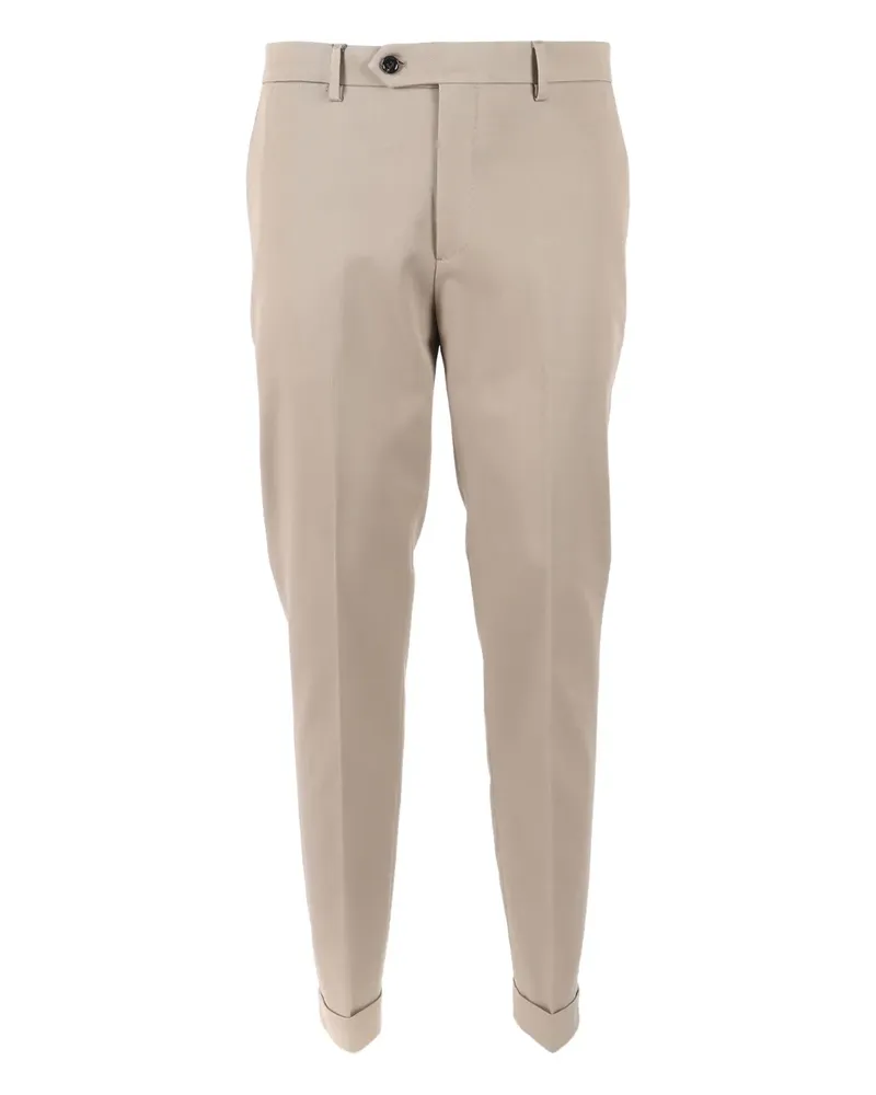 Berwich buttoned straight-leg trousers - Nude Nude