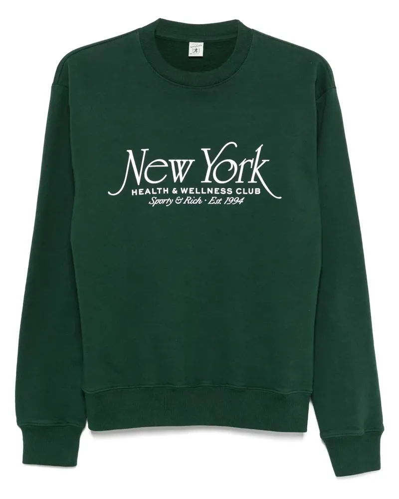 SPORTY & RICH NY 94 Sweatshirt - Grün Grün