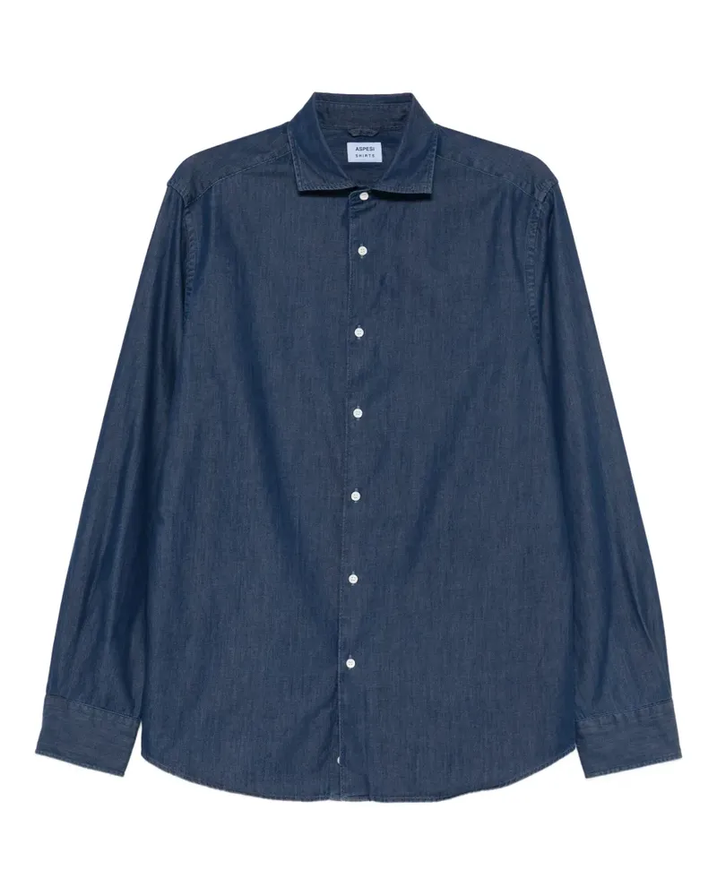 ASPESI Klassisches Hemd - Blau Blau
