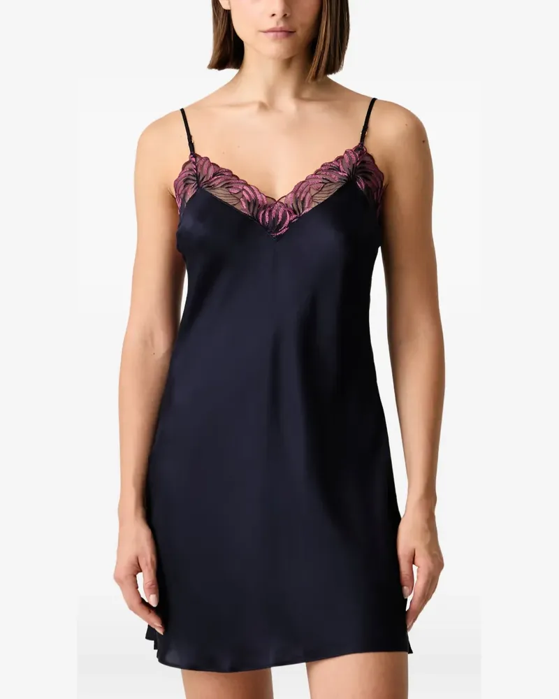 Chantelle lace-trim nightdress - Blau Blau