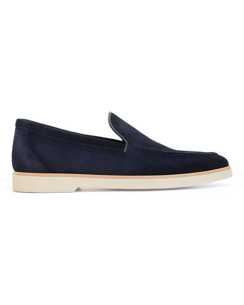 Magnanni Loafer aus Wildleder - Blau Blau