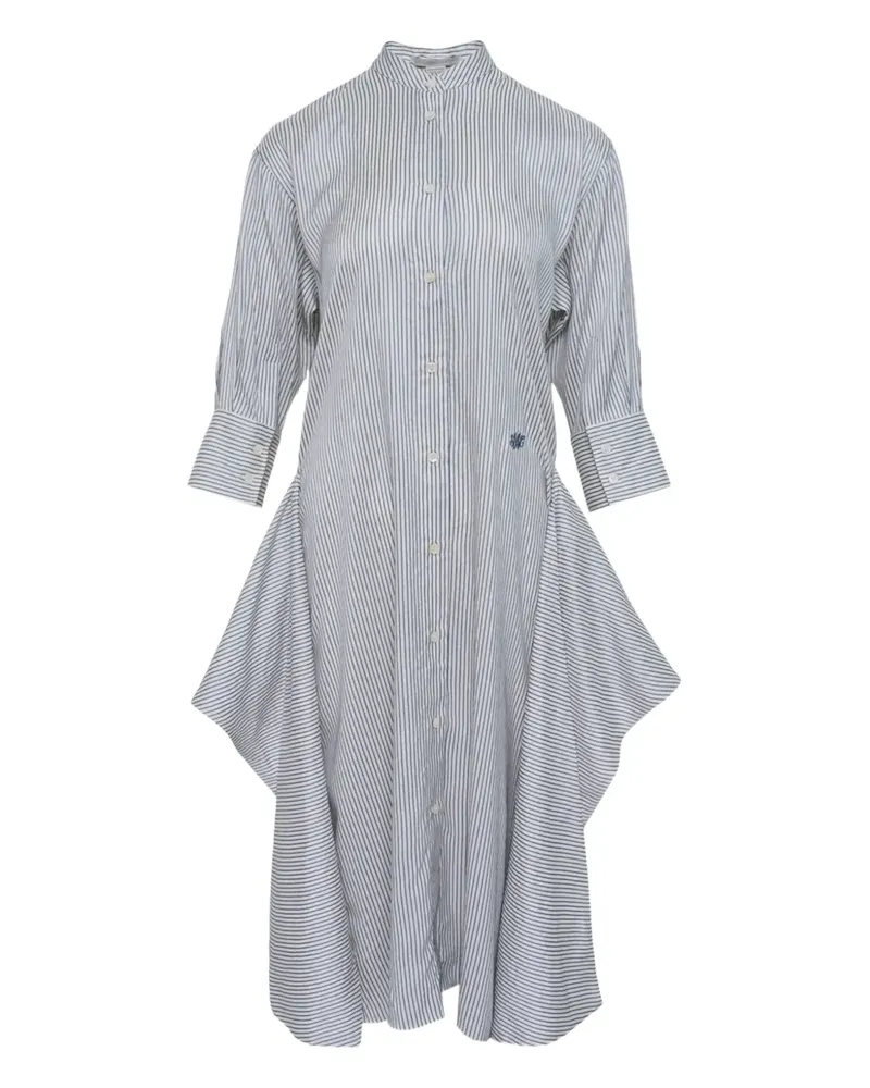 Stella McCartney striped dress - Weiß Weiß