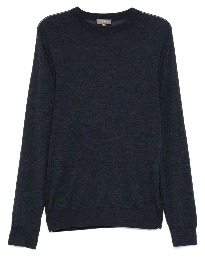 N.Peal Covent FG Pullover mit rundem Ausschnitt - Blau Blau