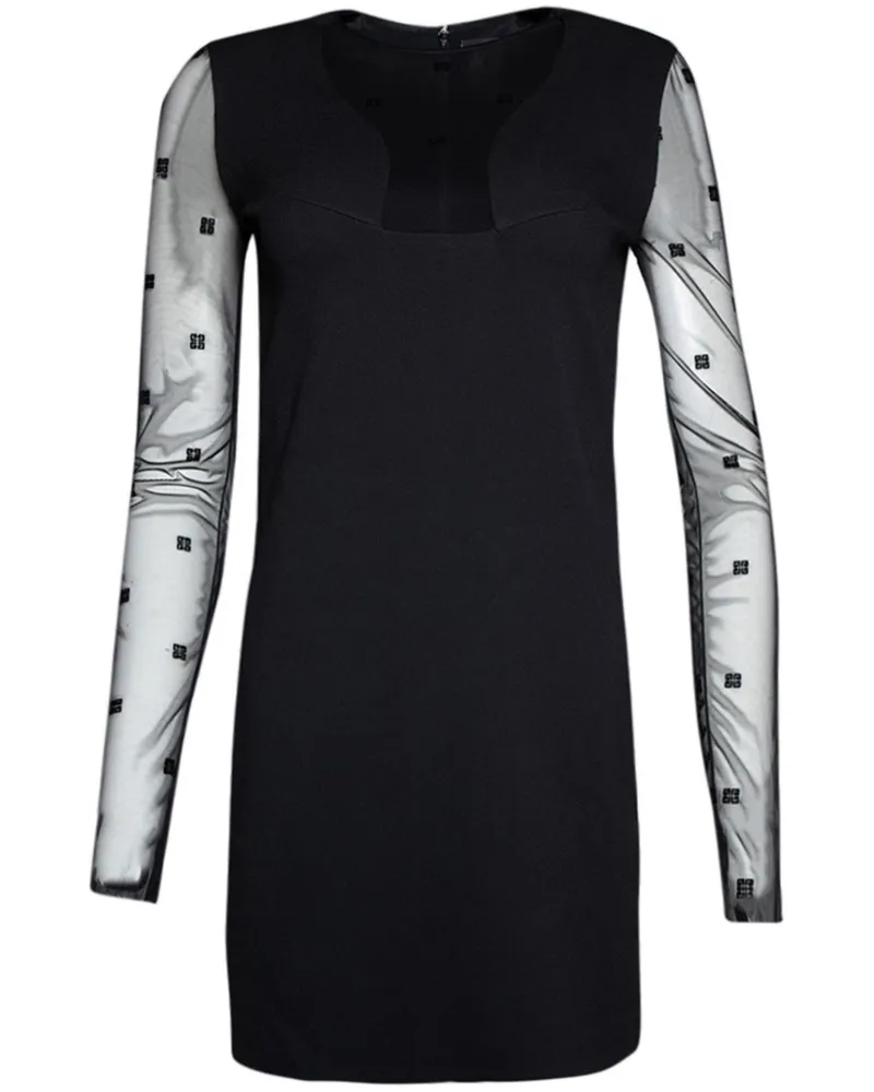 Givenchy 4G Minikleid aus Tüll - Schwarz Schwarz