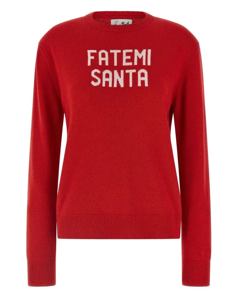 MC2 Saint Barth New Queen Jacquard-Pullover - Rot Rot