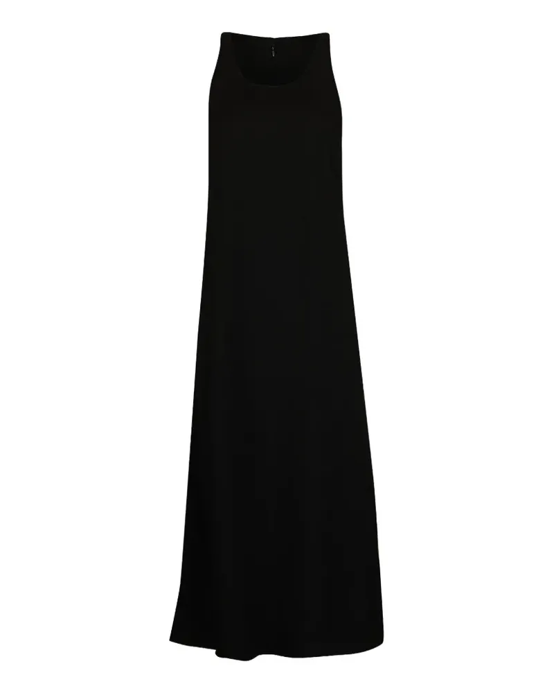Totême Maxikleid mit U-Ausschnitt - Schwarz Schwarz