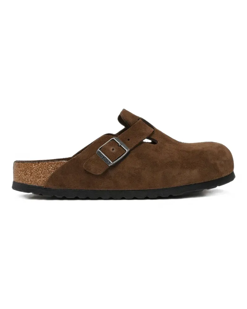 Birkenstock Boston buckle-fastening mules - Braun Braun