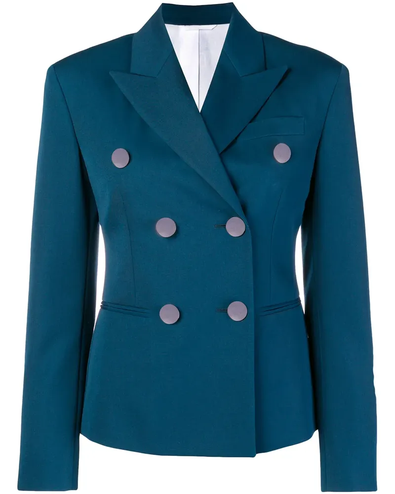 Calvin Klein Blazer mit steigendem Revers - Blau Blau
