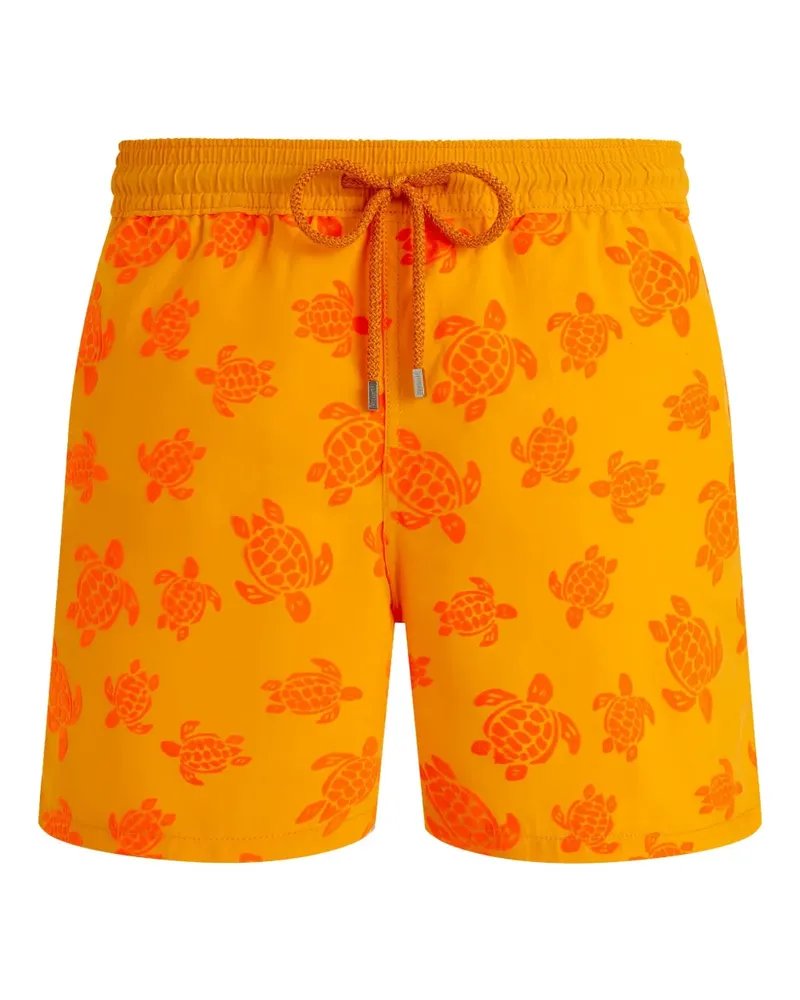 Vilebrequin Badeshorts mit Schildkröten-Print - Orange Orange